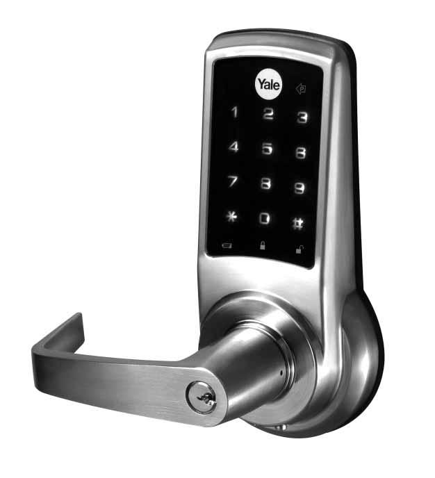 features Touchscreen Responds to human touch enabling convenient entrance or access to programming menu. After operation has been completed, the lock reverts to sleep mode.