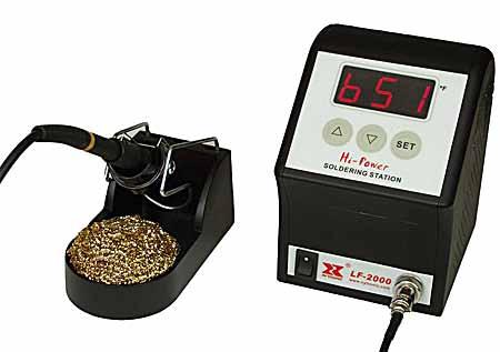 LF-2000 ing Station... combines both Intelligence and Power to tackle the really tough soldering jobs.
