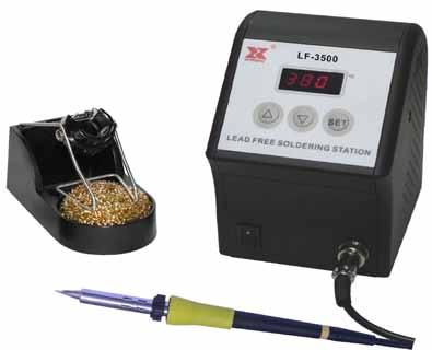 LF-3500 ing Station Fast climbing temperatures and Lead Free ing Product Description: LF-3500 electronically high frequency soldering station with specially intelligent chip microcomputer control