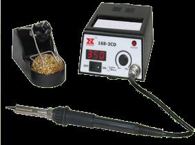 AUTO-TEMP 168-3CD ing Station offers the ultimate in controlled temperature hand soldering. The ideal tool for both service and repair as well as production line soldering operations.