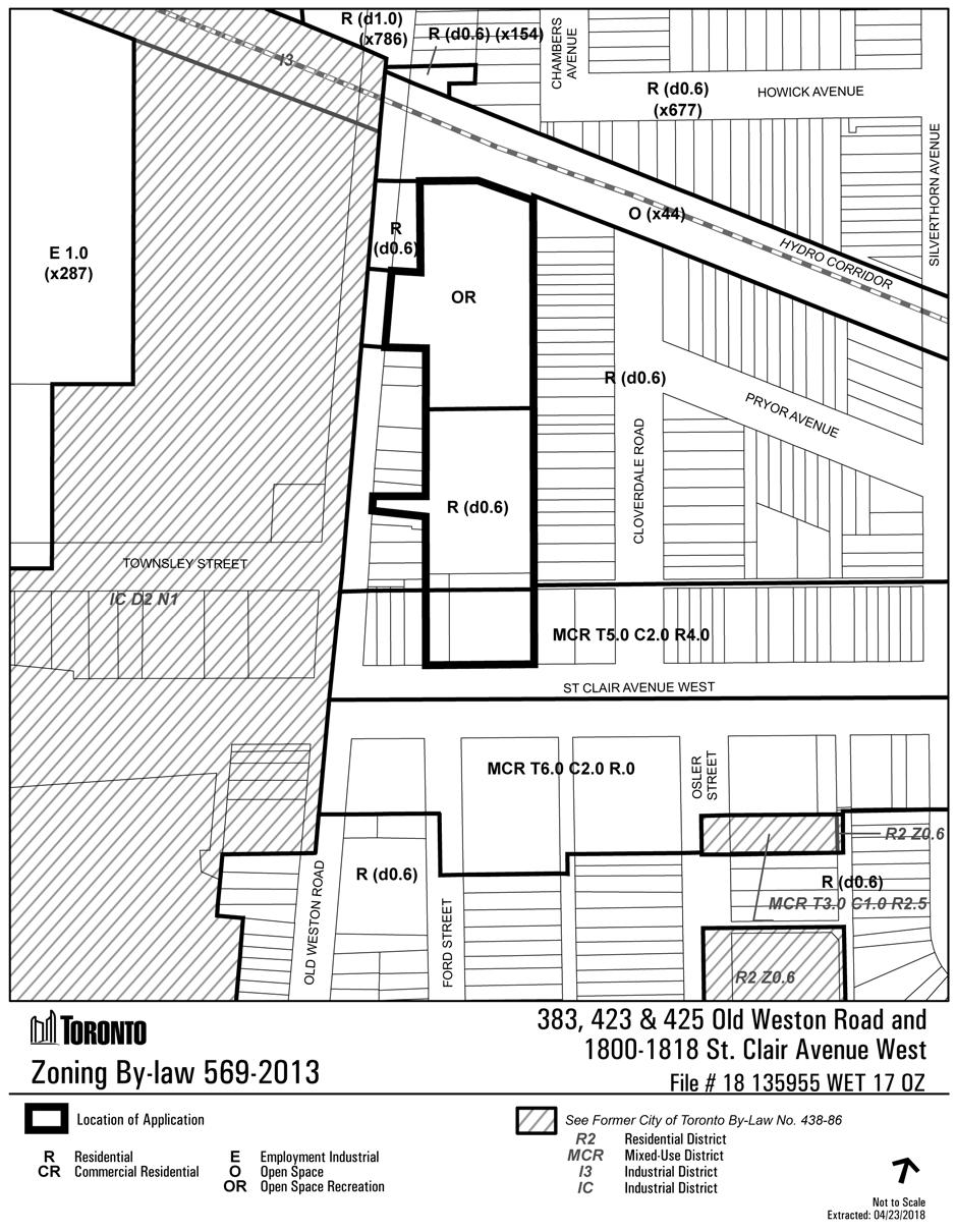 Attachment 4: Figure 4: Existing Zoning By-law Map 1800-1818