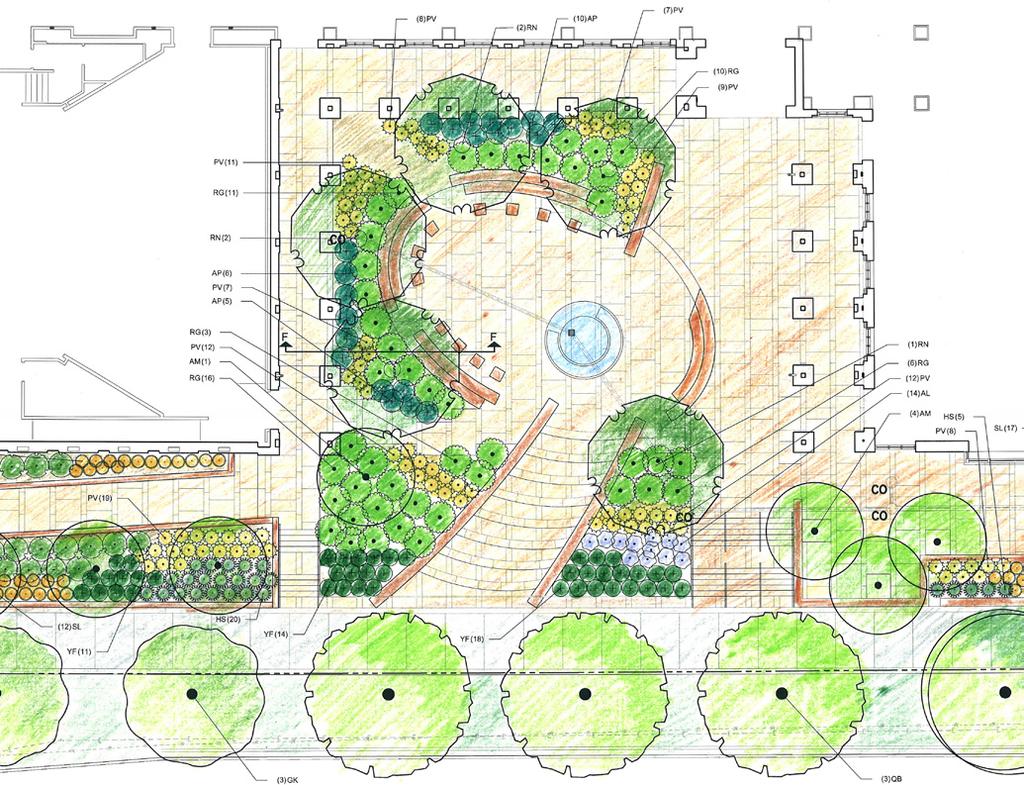 Belt Collins worked with RAMSA to develop a site plan to create comfortable pedestrian environments that relate to the architecture and major circulation patterns.
