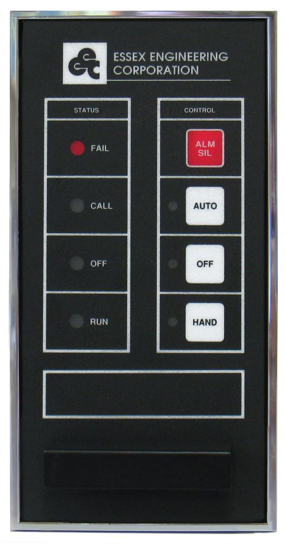 MODEL 2402 PUMP STATUS MODULE.... Provides status indication and control of pumps, blowers and other types of motors.