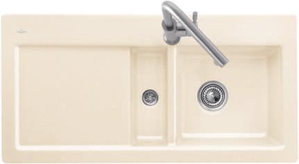 SUBWAY 60 BUILT-IN SINKS Available with bowl on the right or left-hand side For surface-mounted installation Minimum width of undersink cabinet: 60 cm Registered design Compatible with all soap