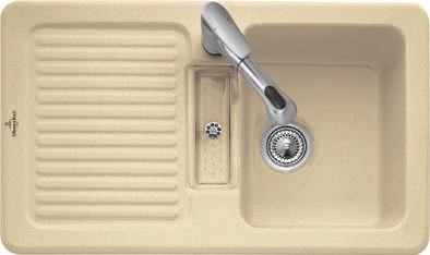 CONDOR 50 The sink is reversible For surface-mounted installation Minimum width of undersink cabinet: 50 cm Registered design BUILT-IN SINKS Ref.