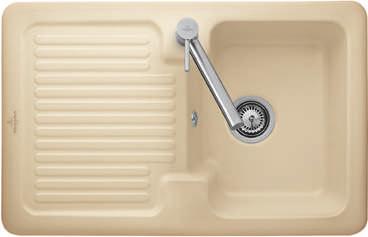 CONDOR 45 The sink is reversible For surface-mounted installation Minimum width of undersink cabinet: 45 cm BUILT-IN SINKS Ref.