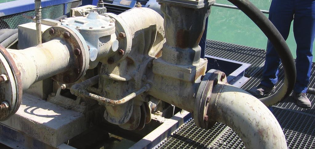 SERIES PUMPS are an unlined slurry pump designed for coarse abrasives and solids up to 3.