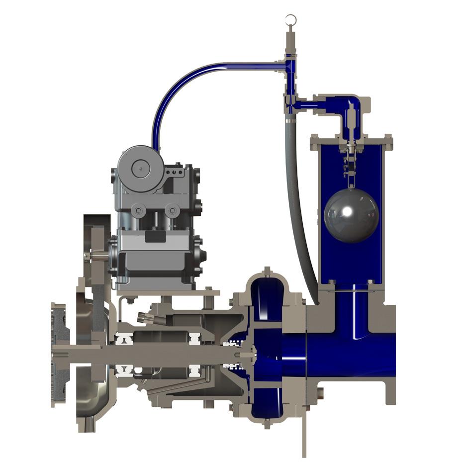 SELF PRIMERS/ VENTURI/ REDI-PRIME REDI-PRIME DRY-PRIMING OPTION Cornell Redi-Prime pumps are designed with oversized suctions to provide more flow, reduced friction losses, and higher suction lift.