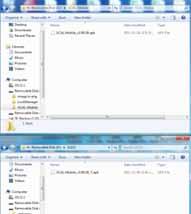 In PC, open driver of smart phone. 2. Create a new folder.