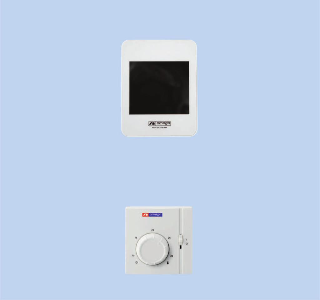 Gas Ducted Heating Choose a thermostat to suit your needs There are two options for thermostats to control the Omega Climate Systems gas ducted heaters.
