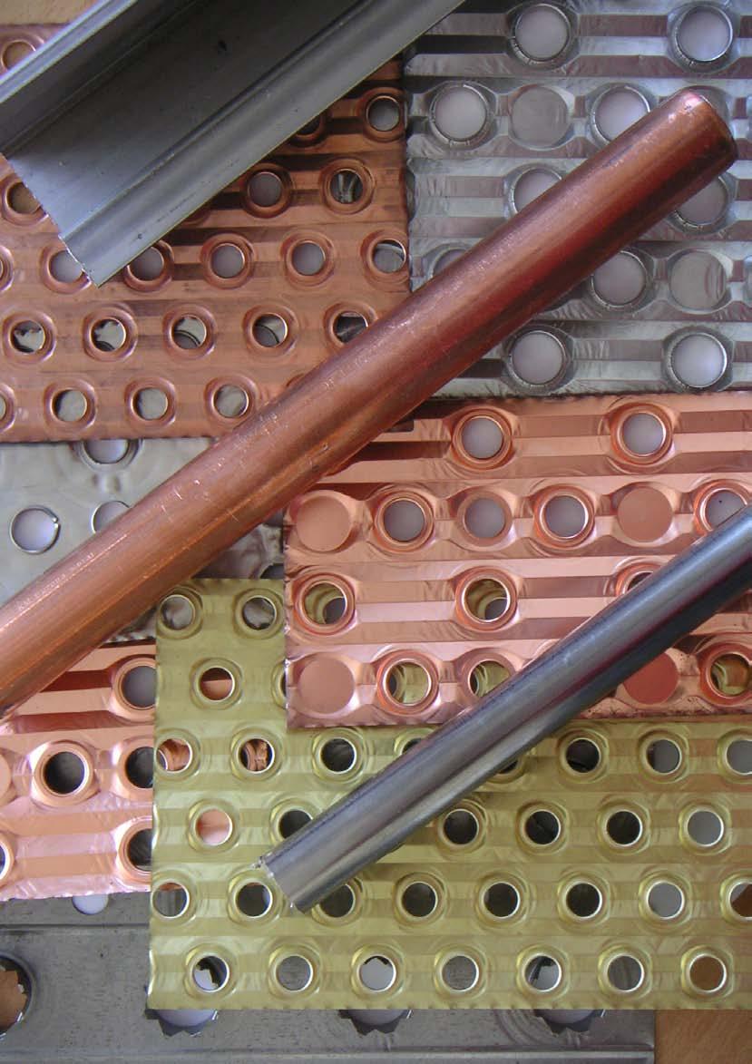 Material Diversity for Each and Every Application The resistance of a material in a heat exchanger is put to the test both internally and externally.