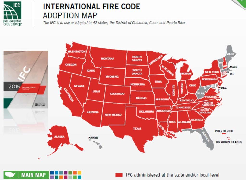 Regulatory Landscape: International Fire Code Source:
