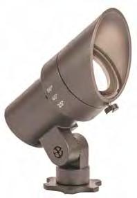 Landscape Mini Accent (5111) NEW PRODUCT SPECIFICATIONS Lumens / Wattage / Eff 45lm to 365lm / 1W to 7W / 2VA to 10.