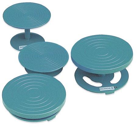 60 Banding wheels RSN/RSH and RSSN/RSSH ROHDE Banding wheels are professional appliances that are extremely versatile in the ceramic manufacturing process.