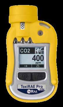 ToxiRAE Pro CO 2 Personal Wireless Monitor for Carbon Dioxide The ToxiRAE Pro CO 2 is the world s first wireless personal carbon dioxide monitor.