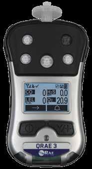 (HCN). QRAE 3 can deliver wireless real-time instrument readings and alarm status 24/7. This provides better incident visibility and can improve response time.