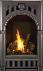This fireplace has the flexibility to be installed at eye level or directly on the floor. Because it is compact and easy to install, the applications are unlimited.