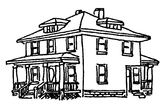 Many people considered it the most practical of all housing types, heralding the American Foursquare as the typical Midwestern farmhouse.