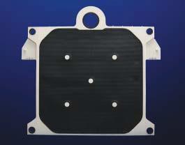 Combination chamber plate 1500 x 1500 mm for LASTA filter presses.