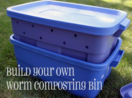 DIY Worm Bins for Your House Many designs to be found online If composting properly, they do not smell and the worms will eat half their weight