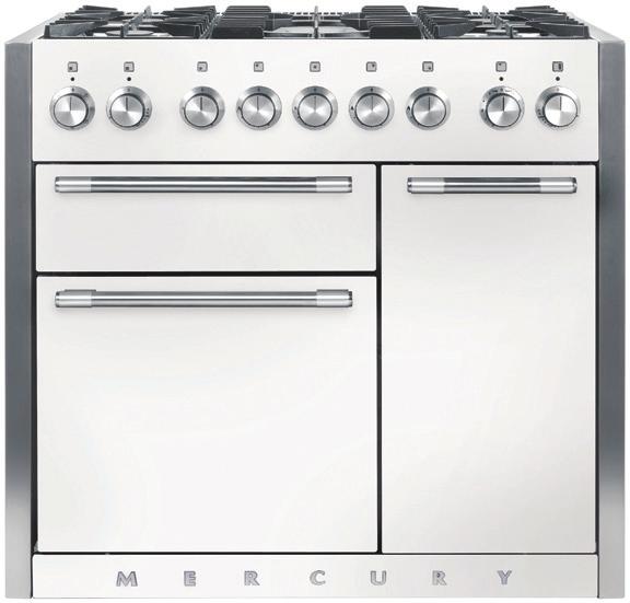STEP 1 SIZE MAKING YOUR MERCURY 1000 Packed with high performance features, the smallest of the Mercury range cooker collection delivers sleek design and