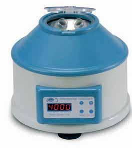 Microcentrifuge Cencom I FOR MICROTUBES OF 2,0 1,5 0,5 AND 0,2 ML. ADDITIONAL ACCESSORIES Head for two tubes. Part No. 7000017 Head for four tubes. Part No. 7001388 DIGITAL ELECTRONIC CONTROL OF SPEED AND TIME.