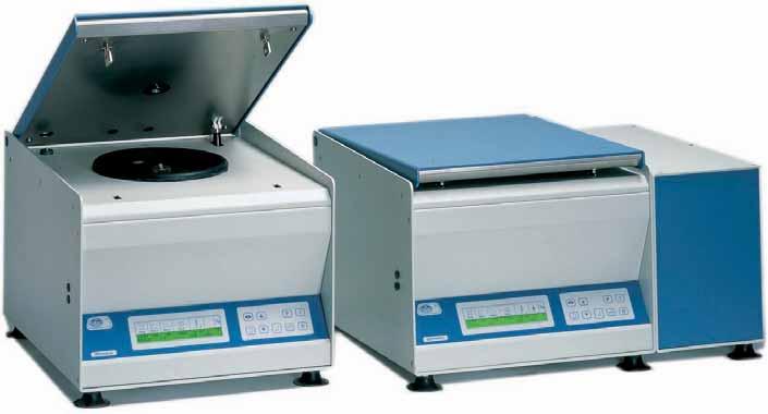 High speed centrifuges with microprocessor control Meditronic-BL-S and Medifriger-BL-S in vitro diagnostic medical devices I V T Capacity up to 800 ml. Maintenance free induction motor drive.