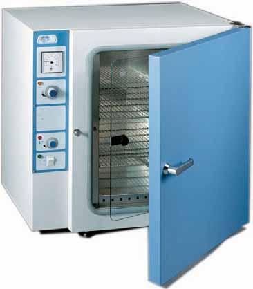BACTERIOLOGICAL INCUBATORS Bacteriological incubators Incubat NATURAL CONVECTION. TEMPERATURE THERMOSTAT CONTROL WITH ANALOGUE THERMOMETER. ADJUSTABLE TEMPERATURES FROM AMBIENT +5 C UP TO 80 C.