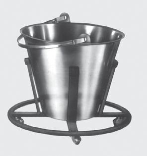 SUPPORT FOR ROUND BASIN Portable with rubber wheels and brake. Basin Part No.
