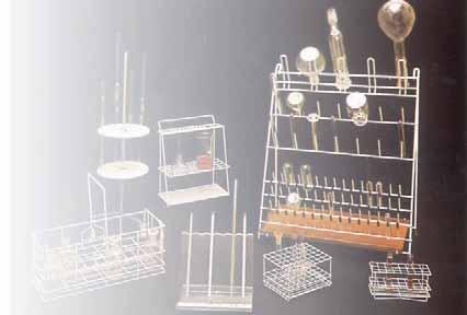 Racks, baskets and storage for tubes pipettes and flasks TUBE RACKS Schematic diagram indicating external measurements A-B-C-D A D