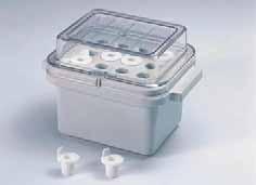 Chiller and cooler storage boxes COMMON Specially designed for protecting and maintaining PCR* reagents, enzymes, bacteria, viruses and other biological samples cool or frozen during use.