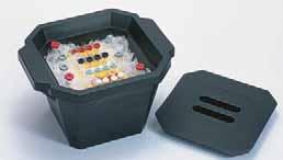 It will maintain temperature for up to 2 to 5 hours  5601051 Cooler 1052 Freezer container at 0 C to 20 C with a capacity for 32 tubes of 0.5 to 2 ml. Alphanumeric matrix on the lid.