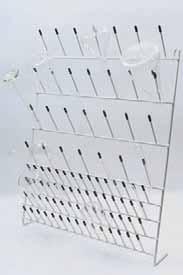 1000002 PIPETTE RACK Made of AISI 304 stainless steel. No.