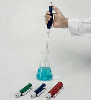 A button on the side empties the burette automatically. Easily dismantled and cleaned. Part No.