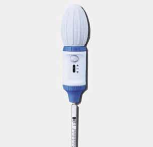 It has been designed with an ultracompressor silicone bulb that provides a soft manual control of the pipette, either in aspiration or dispensation.