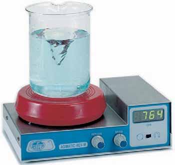 Reversible magnetic stirrer, submersible Agimatic-Rev-W without heating WITH ELECTRONIC CONTROL AND DIGITAL DISPLAY.