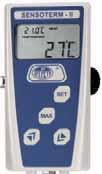 The advantages over a contact thermometer means additional safety, no broken glassware or mercury spills. SPECIFICATION Temperature range from: -50 C to +300 C. Temperature sensor : 3.