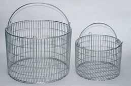 1000495. 1001218 6 divider compartments for basket part no. 1000496. 1001222 7 divider compartments for basket part no. 1000780. Sterilization Drums. Part No.