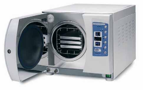Autoclave for sterilization Autester ST DRY PV 12 Class B CAPACITY: ST DRY PV : 12 LITRES. According to directive: 97/23/CEE equipment under presure,3.3 and 93/42/CEE For medical devices.