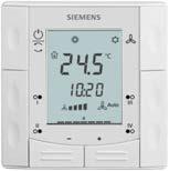 7. Mechanical design 7.1 General he thermostats consist of 2 parts: Front panel with electronics, operating elements and built-in room temperature sensor. Mounting base with power electronics.