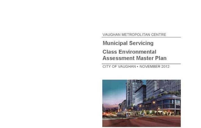 Approved VMC Municipal Servicing EA
