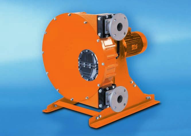 Hose Pumps of the DULCO flex DFDa Series For High Flow Rates and High Pressures The hose pump DULCO flex DFDa is designed for largest flow rates and high pressures.