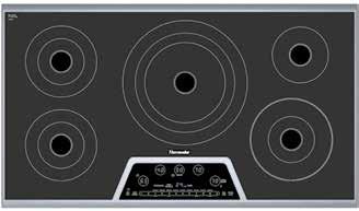 CET365NS 36-INCH ELECTRIC COOKTOP MASTERPIECE SERIES FEATURES & BENEFITS - CookSmart feature 9 pre-programmed cooking modes - Largest (13") round heating element on the market with 4,000 watts of