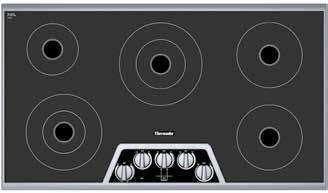 CEM365NS 36-INCH ELECTRIC COOKTOP MASTERPIECE SERIES FEATURES & BENEFITS - Dual element offers the capability to use multiple pan sizes - 2-level digital control panel indicates when elements are