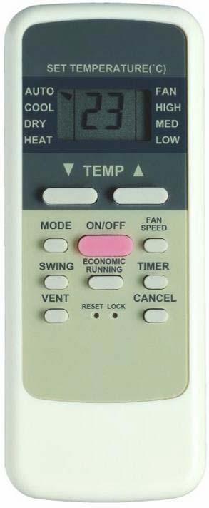 Wireless Remote Controller R410A Tropical Split Type Technical Manual 1.