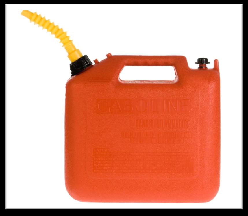 September GAS AND CHEMICAL SAFETY When transporting any type of gas, make sure it is stored in approved containers with lids tightly closed.
