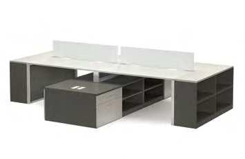 individual spaces within an array of multiuser configurations.