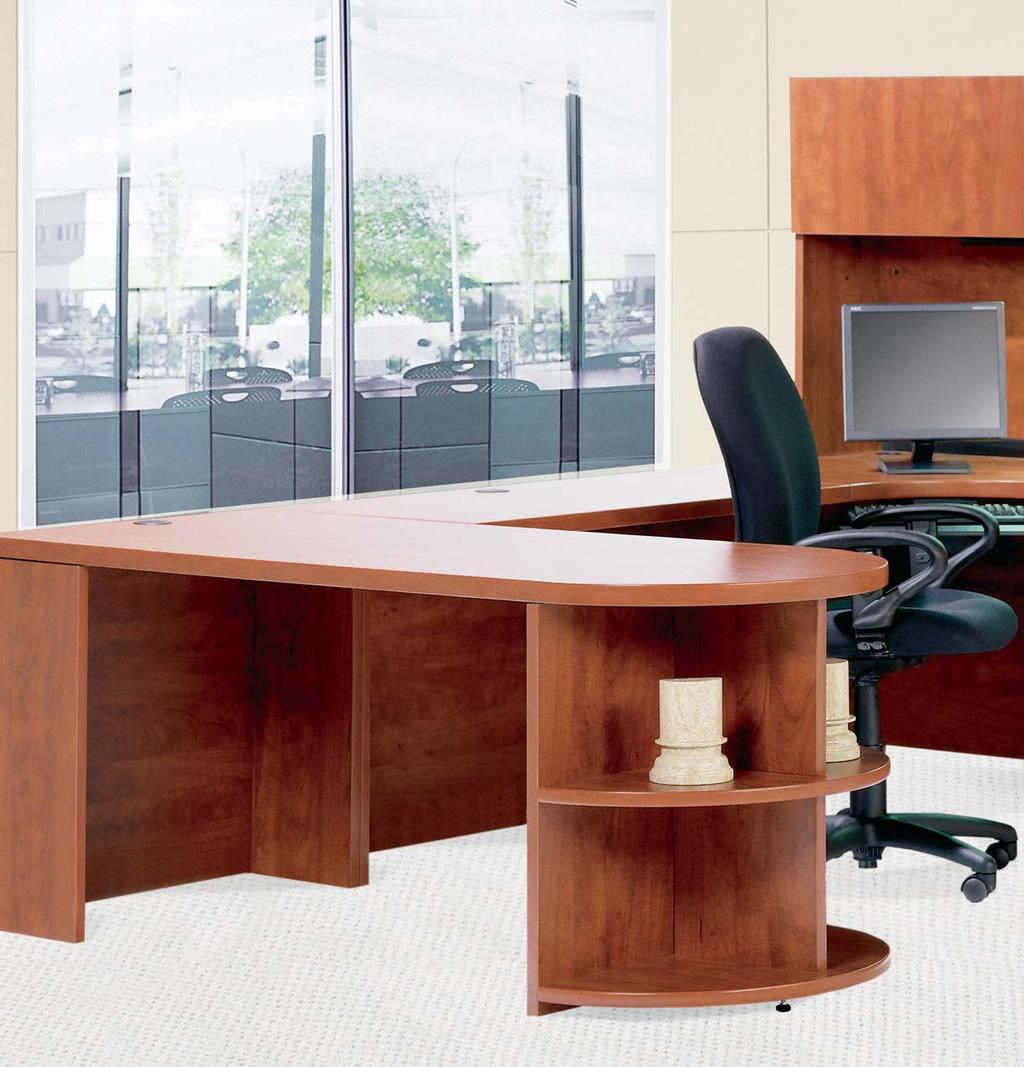 CONTEMPORARY SERIES Let TLC series bring elegance to your contemporary private office. Choose from a variety of storage configurations that will help you work more comfortably and productively.