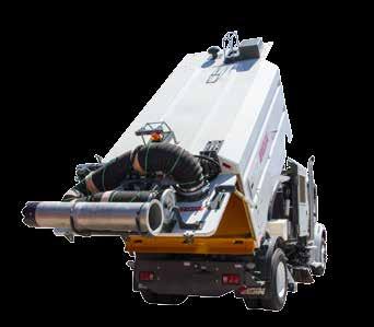 SUPERIOR VACUUM SWEEPER DESIGN HIGH PRODUCTIVITY SUCTION NOZZLE(S) (Optional) Choose single or dual 35 inch (890 mm) abrasion resistant suction nozzles.