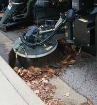 MEMORY SWEEP (If equipped with sweeper gear) Elgin s Memory Sweep system allows the operator to resume all previous sweep settings, even broom tilt (if so